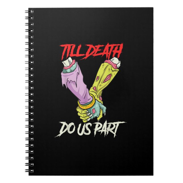 Carnet Jusqu'à ce que la mort nous séparent les mains de  (Devant)