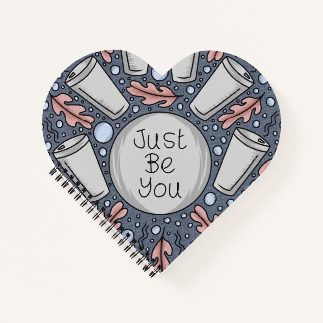 Carnet Just be you- hand drawn illustration  (Devant)