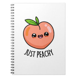Carnet Juste Peachy Funny Peach Pun