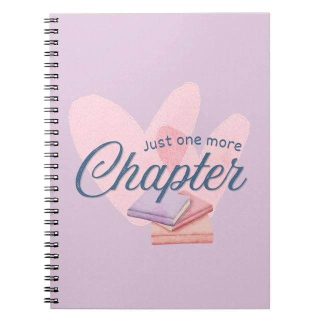 Carnet Juste un chapitre de plus (Devant)