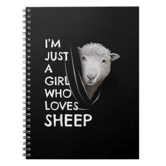 Carnet Juste une fille qui aime les moutons | Ventilateur