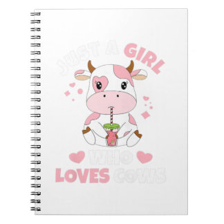 Carnet Juste Une Fille Qui Aime Les Vaches Mignonne Frais