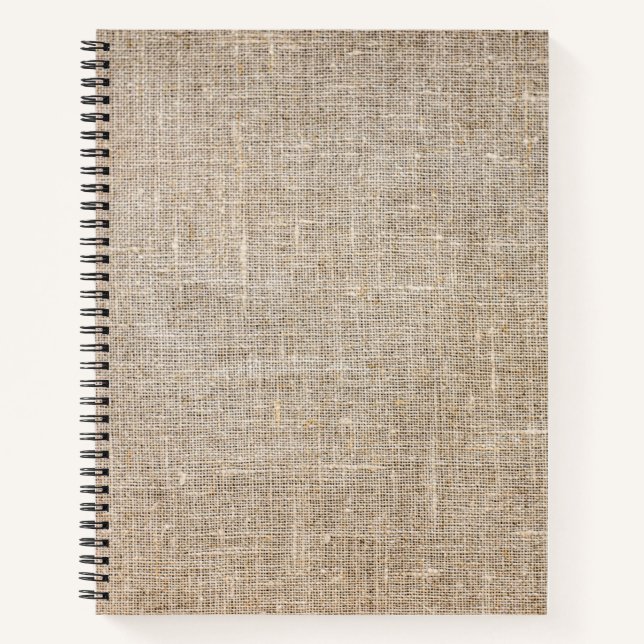 Carnet Jute Textile (Devant)