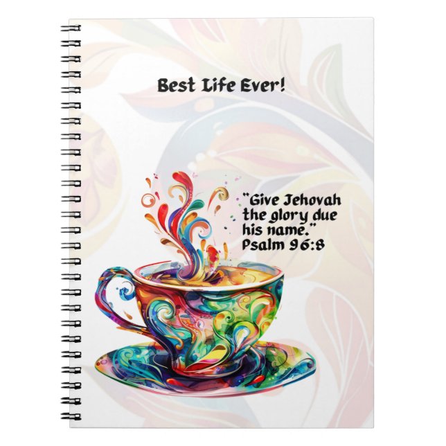 Carnet JW "Best Life Ever" et texte de l'année 202 (Devant)