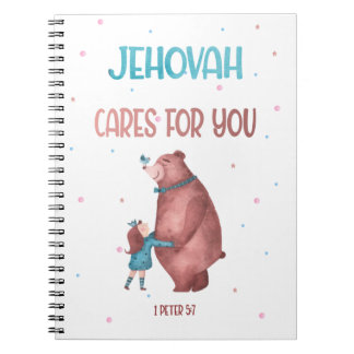 Carnet JW Kids Gift-1 Pierre 5:7 Jéhovah s'occupe de vous