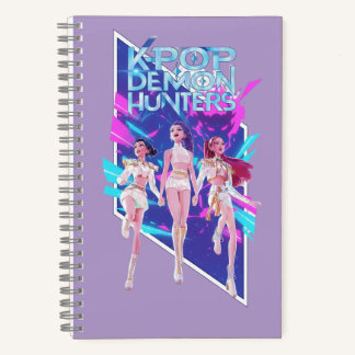 Carnet K-Pop Anime Idol Group Spiral Notebook
