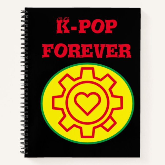 Carnet k-pop pour toujours (Devant)
