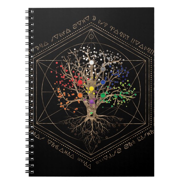Carnet Kabbalah l'arbre de vie (Devant)