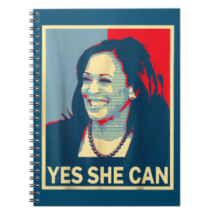 Carnet Kamala Harris OUI ELLE PEUT 2024 Élection Présiden