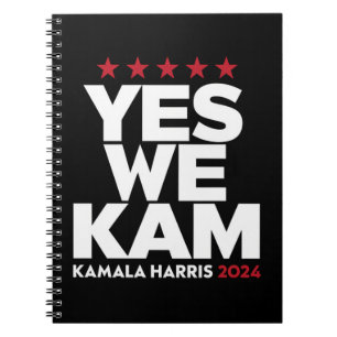Carnet Kamala Harris Oui Nous Kam pour le président améri