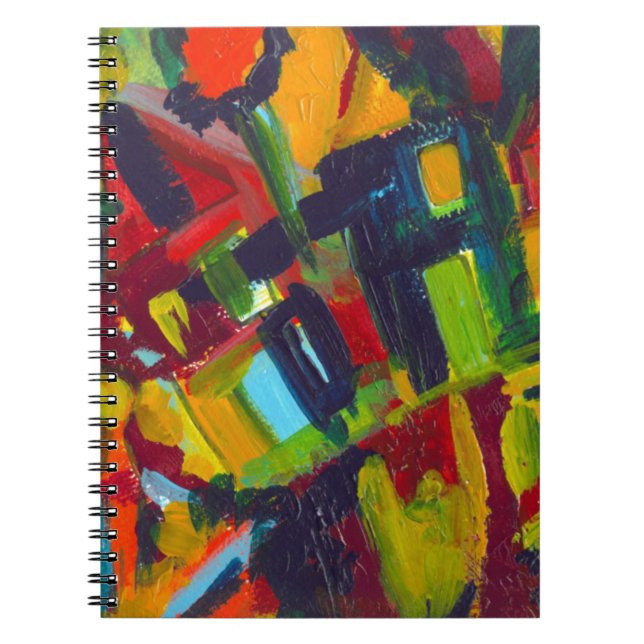 Carnet Kandinsky 304 Oeuvre Abstraite colorée (Devant)