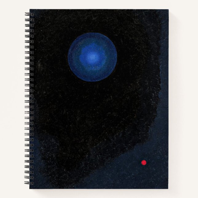 Carnet Kandinsky - Bleu, art abstrait (Devant)