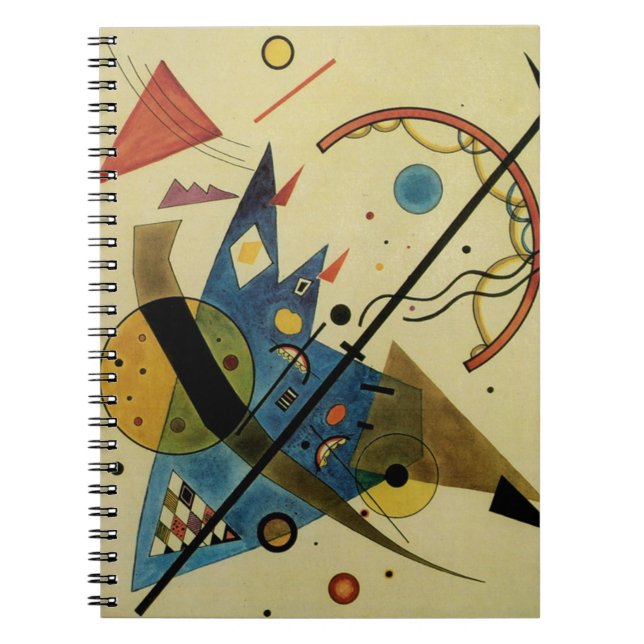 Carnet Kandinsky Cercles Abstraits Formes (Devant)