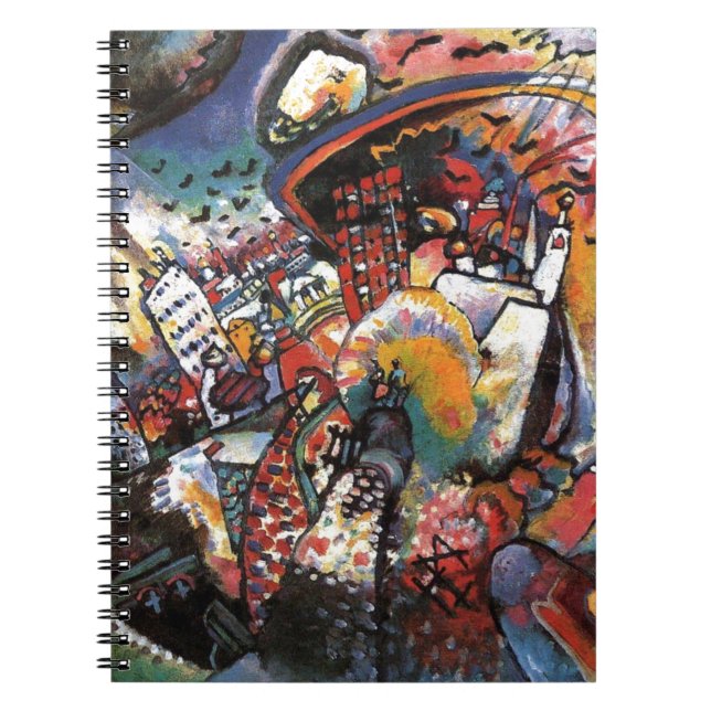 Carnet Kandinsky Moscou I Cityscape peinture Abstraite (Devant)