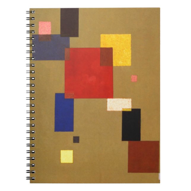 Carnet Kandinsky Treize Rectangles peinture Abstraite (Devant)