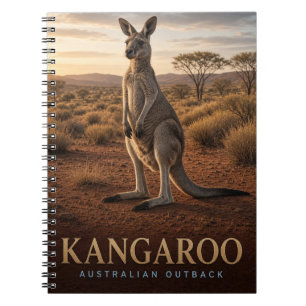 Carnet Kangourou Faune de l'arrière-pays australien ANIMA