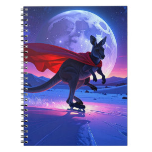 Carnet Kangourou Héros au Clair de Lune