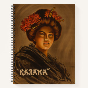 Carnet Karama : Actrice japonaise Romance Geisha