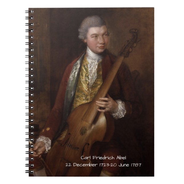 Carnet Karl Friedrich Abel (Devant)