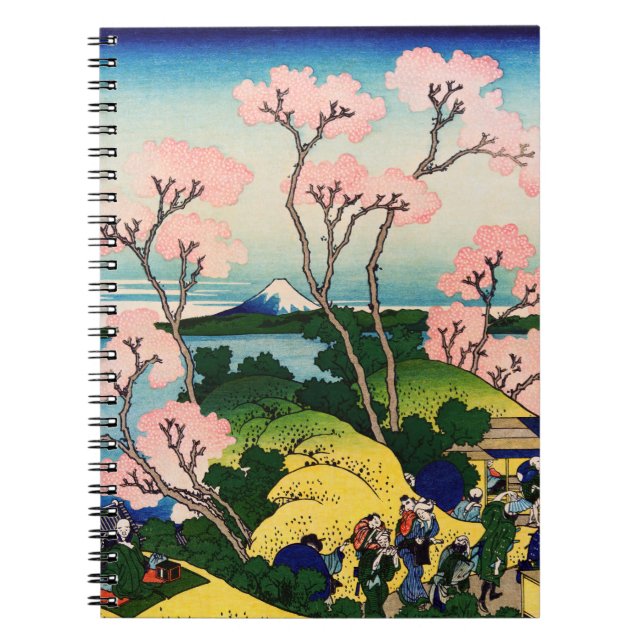 Carnet Katsushika Hokusai - Gotenyama, Tokaido, Shinagawa (Devant)