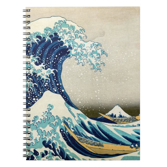 Carnet Katsushika Hokusai - La Grande vague au large de K (Devant)