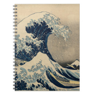 Carnet Katsushika Hokusai. La Grande Vague au large de Ka