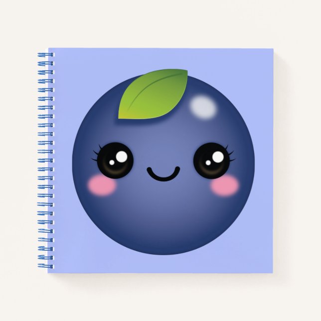 Carnet Kawaii Blueberry (Devant)
