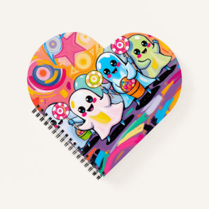 Carnet Kawaii Candy Parade Carton coloré mignon
