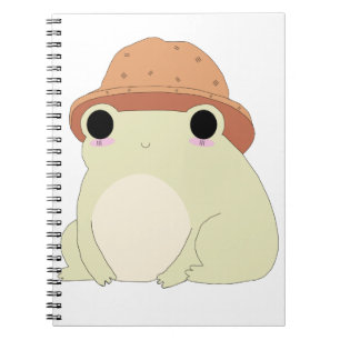 Carnet Kawaii Chilling Frog Cadeau