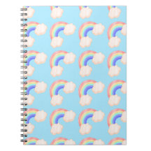 Kawaii Glossy Coloré Arcs-en-ciel Bleu Motif migno