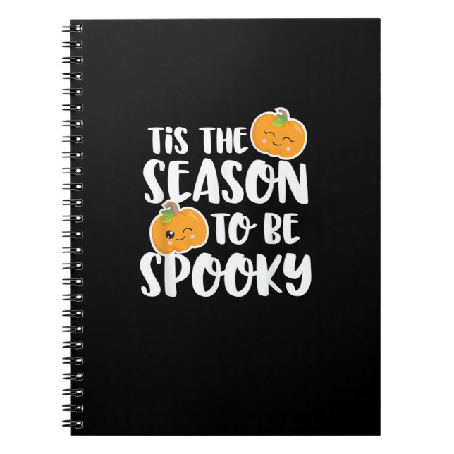 Carnet Kawaii Pumpkin Tis The Season Spooky (Devant)