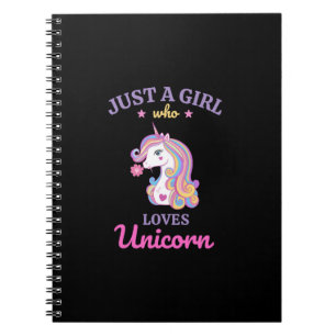 Carnet Kawaii Rainbow Unicorn magique coloré
