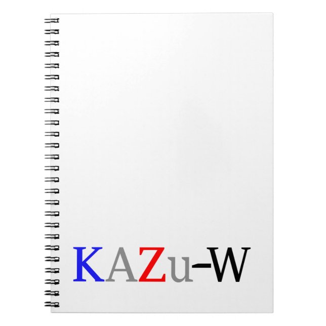 Carnet KAZu-W (Devant)