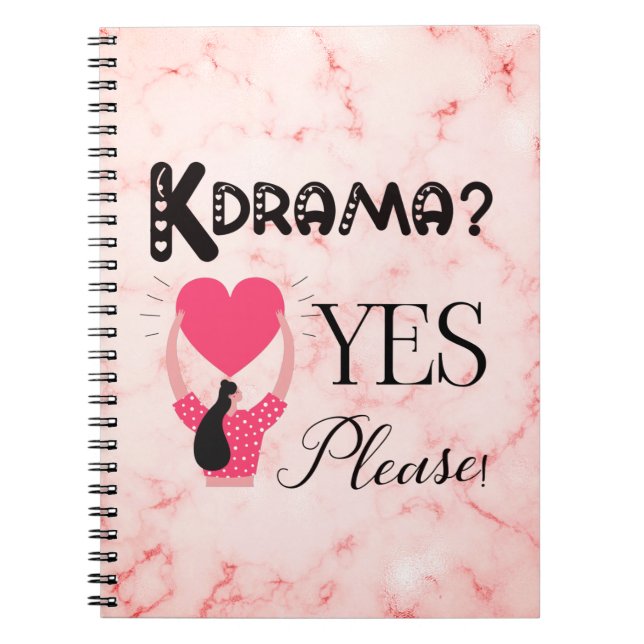 Carnet Kdrama ? Oui, S'Il Vous Plaît ! -Carnet à spirales (Devant)