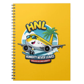 Carnet Keep Cool with this HNL Airport Code Notebook