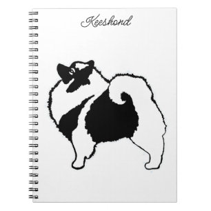 Carnet Keeshond Graphics - Cute Original Chig Art