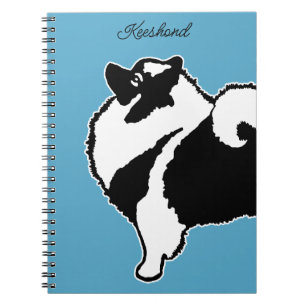 Carnet Keeshond Graphics - Cute Original Chig Art