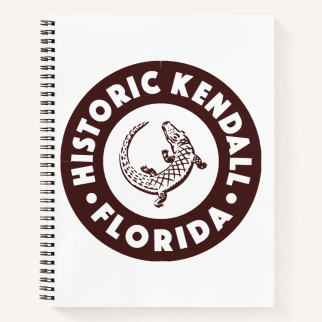 Carnet Kendall Floride Cercle - Brun  (Devant)