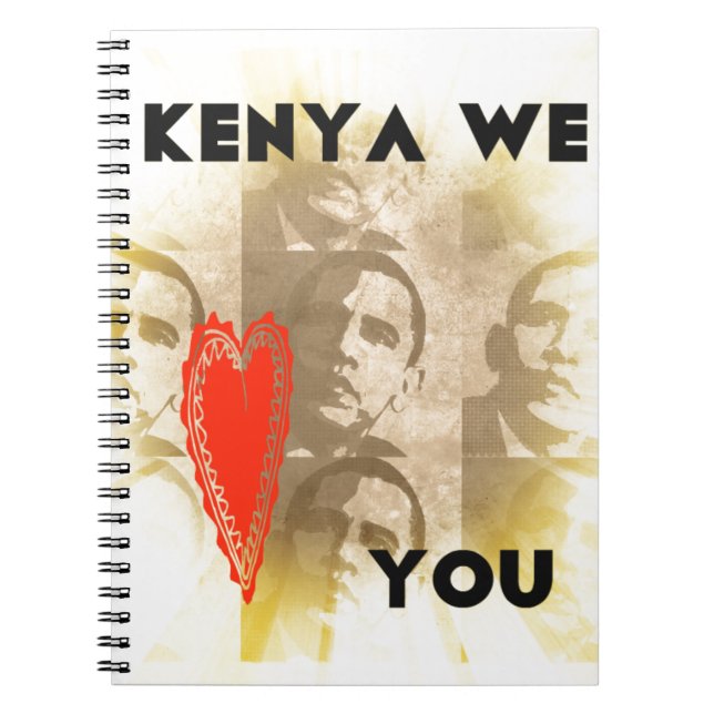 Carnet Kenya Nous Vous Aimons (Devant)