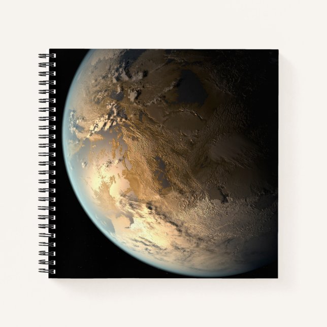 Carnet Kepler-186f Orbitant Une Étoile Éloignée. (Devant)