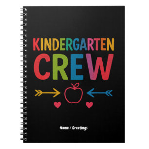 Carnet Kinder Crew Funny Kindergarten Fun Retour À L'Écol