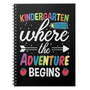 Carnet Kindergarten Where The Adventure Begins