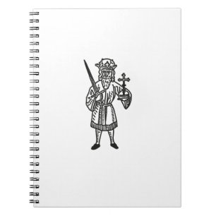 Carnet King Priest Cross Tattoo Vintage