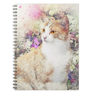 Carnet Kitten et Fleurs