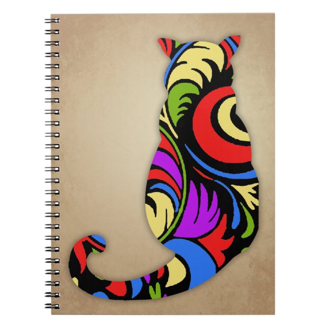 Carnet Kitty coloré (Devant)