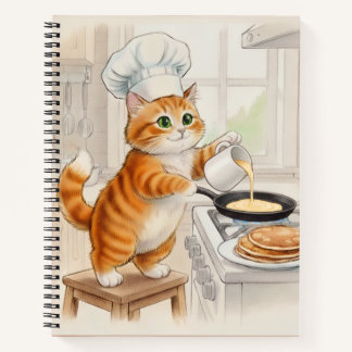 Carnet Kitty Kitchen, Spiral Notebook