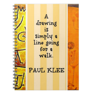 Carnet Klee - Citation et Peintures
