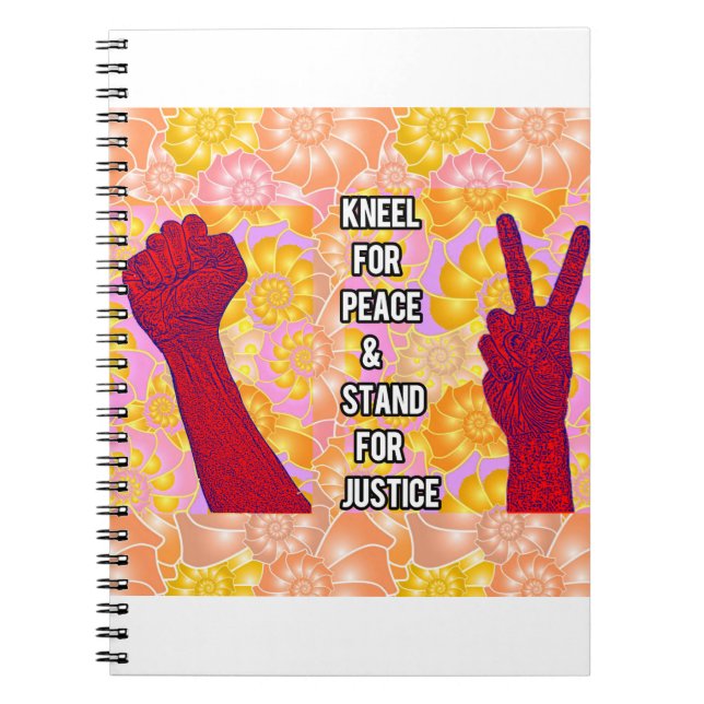 Carnet Kneel for Peace and Stand for Justice ( V2) (Devant)