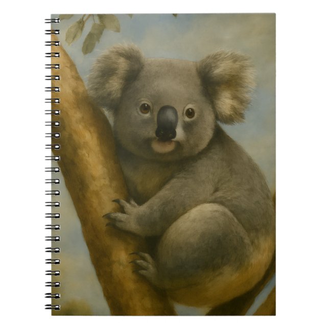 Carnet Koala à la lumière calme (Devant)