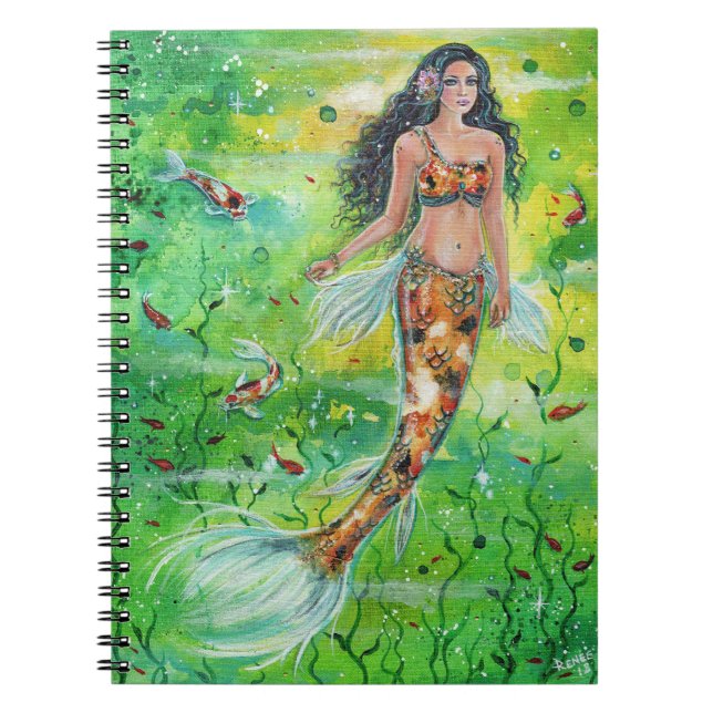 Carnet Koi mermaid Lily par Renee Lavoie (Devant)